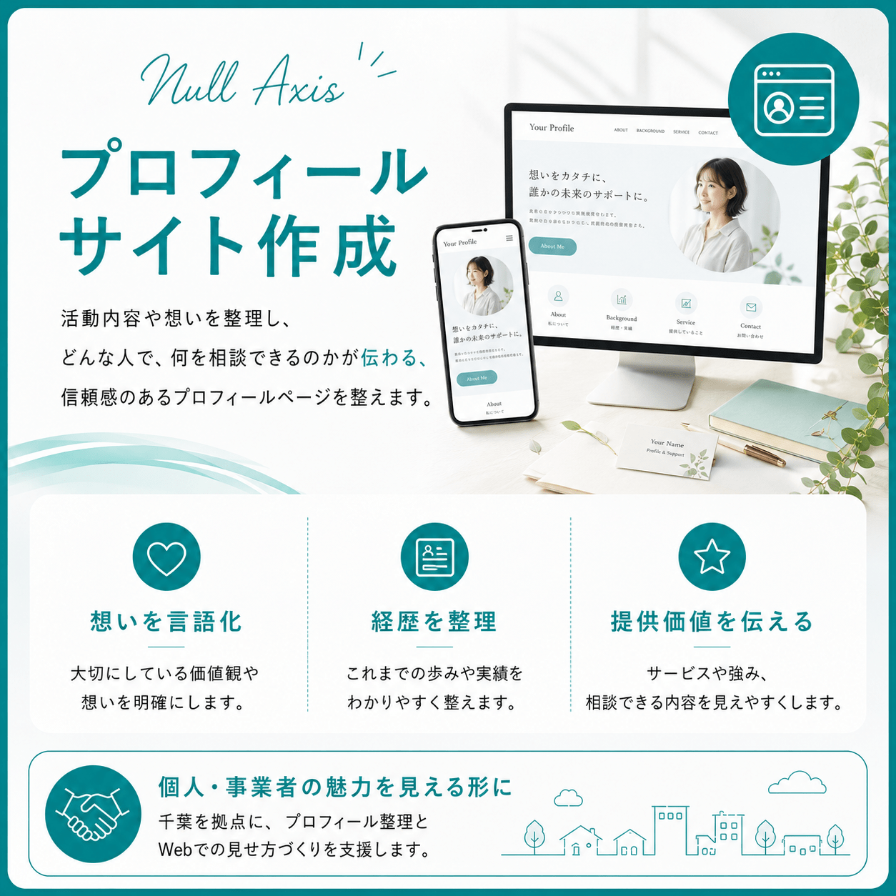 プロフィールサイト作成